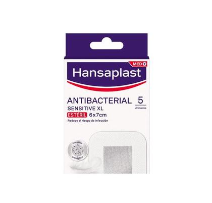 Hansaplast Sensitive XL 6x7cm 5 Unidades