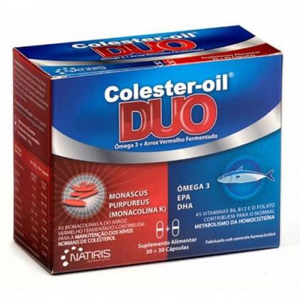 Colester-oil Duo 30 Cápsulas Ómega 3 + 30 Cápsulas Arroz Vermelho 