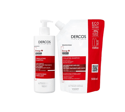 Dercos Technique Champô Complemento Antiqueda 400 mL + Refill 500 mL