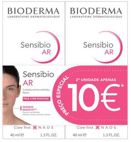 Bioderma Sensibio AR Emulsão 40mL X2