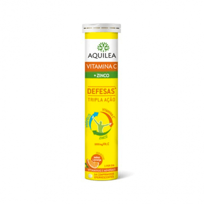 Aquilea Vitamina C + Zinco 14 Comprimidos Efervescentes