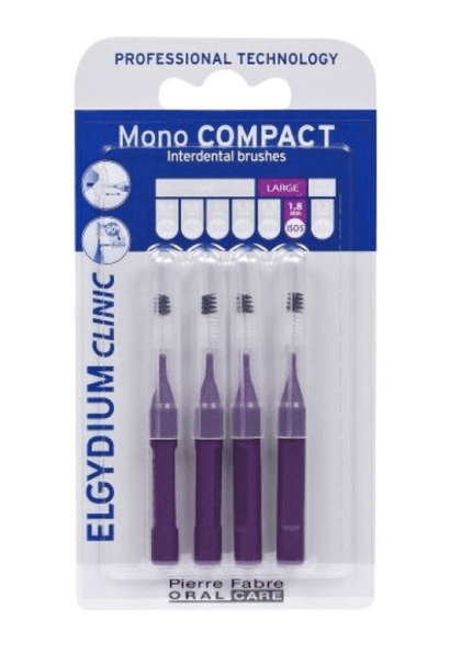 Elgydium Clinic Escovilhões Mono Compact Roxo 1,8mm
