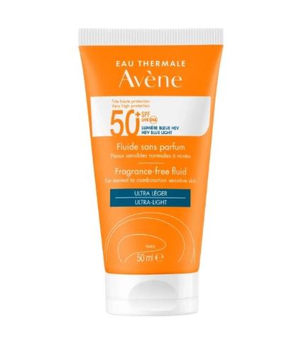 Avène Solar Fluído sem Perfume SPF50+ 50 mL