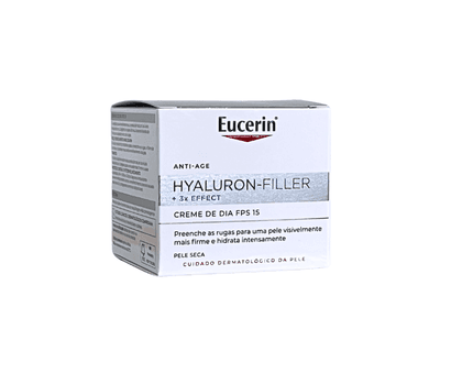 Eucerin Hyaluron-Filler 3x Effect Creme de Dia Pele Seca 50 mL