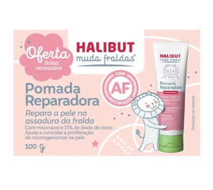 Halibut Muda Fraldas Pomada Reparadora | Pack com Bolsa Oferta