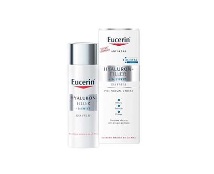 Eucerin Hyaluron-Filler 3x Effect Creme de Dia Pele Normal a Mista 50 mL