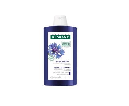 Klorane Centáurea Bio Champô Cabelos Grisalhos 400 mL