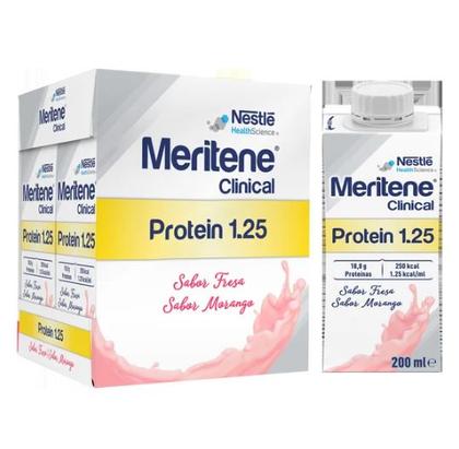 Meritene Clinical Protein 1.25 Morango 4x200mL