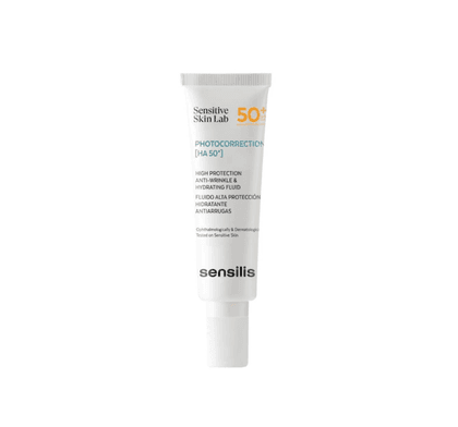 Sensilis Photocorrection [HA 50+] Fluido SPF50+ Antienvelhecimento 40 mL