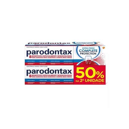 Paradontax Complete Protection Pasta Dentífrica 75mL x 2 -50%2U