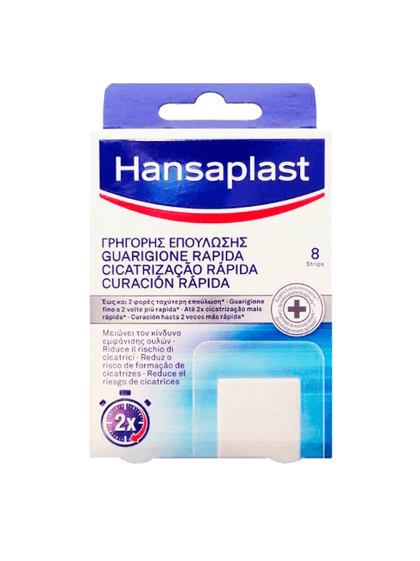 Hansaplast Pensos Cicatrização Rápida 8 Unidades