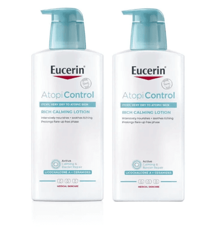 Eucerin AtopiControl Loção Apaziguante Corporal 400 mL X2