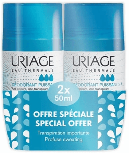 Uriage Desodorizante Roll-On Forte 50 mL X2